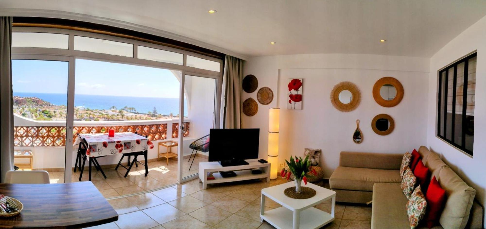 Palm-Mar Appartement Celeste 250M De L'Ocean Vue Mer Panoramique Zewnętrze zdjęcie
